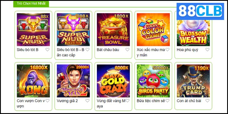 Nổ Hũ HZ88 Nổ Hũ HZ88 sở hữu kho game đồ sộ